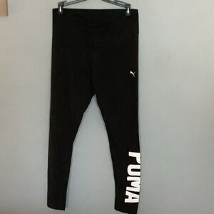 PUMA Womens Black Leggings